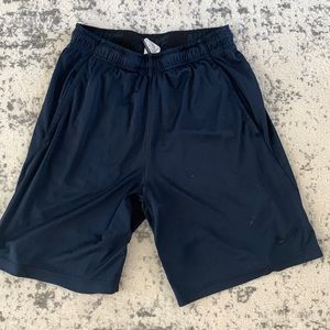 Nike blue mens dri-fit shorts